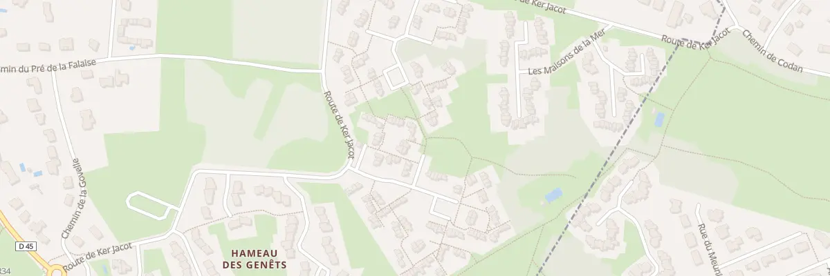 Plan du 153 Rte de Kerjacot à Batz-sur-Mer