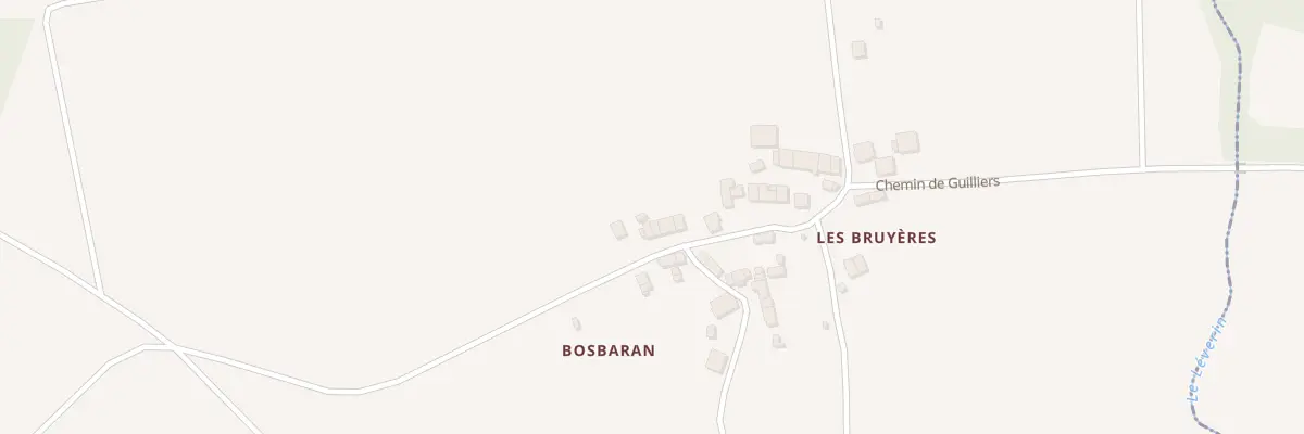 Plan du 5060 Bosbaran à Saint-Malo-des-Trois-Fontaines