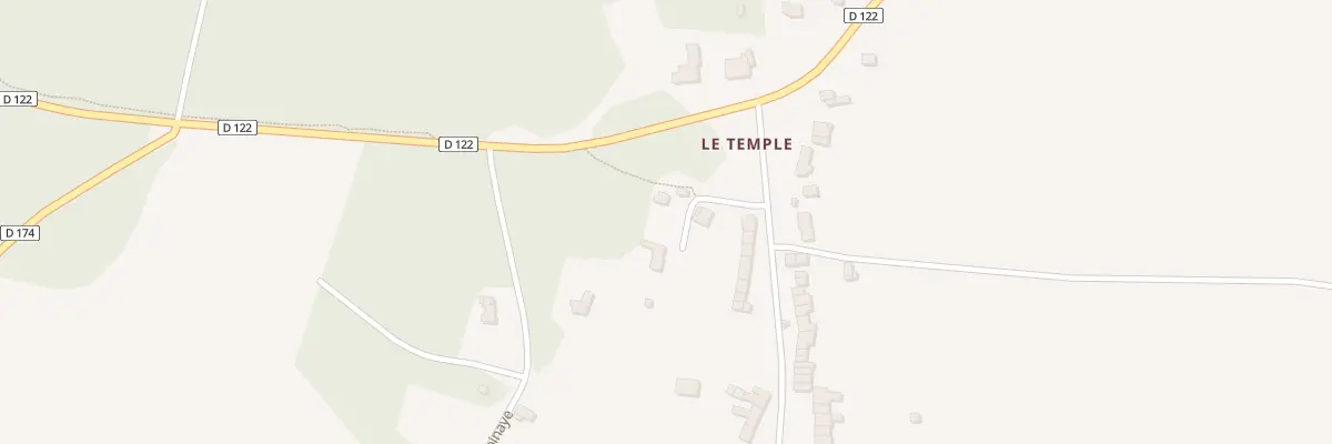 Plan du 2 Le Temple à Guillac