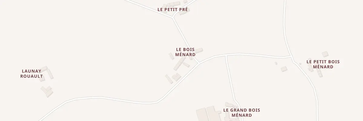 Plan du 4 Le Bois Ménard à Plestan