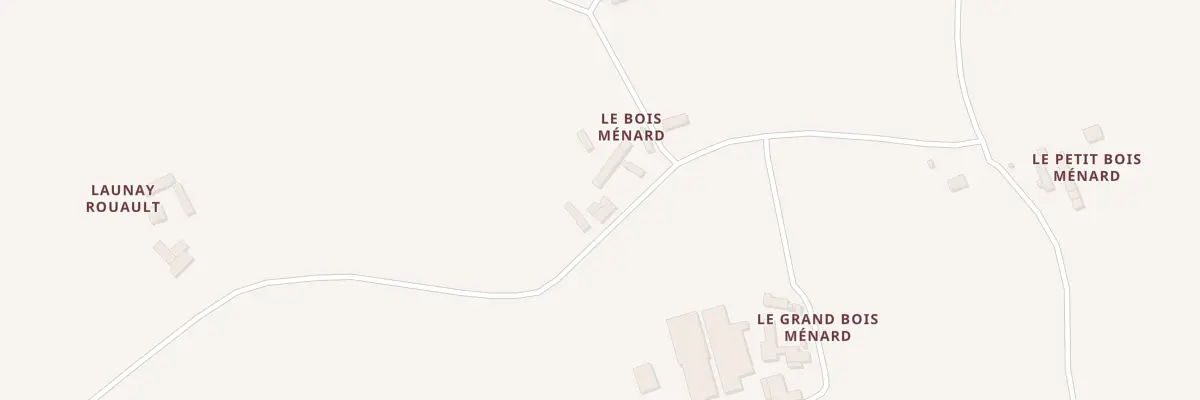 Plan du 6 Le Bois Ménard à Plestan