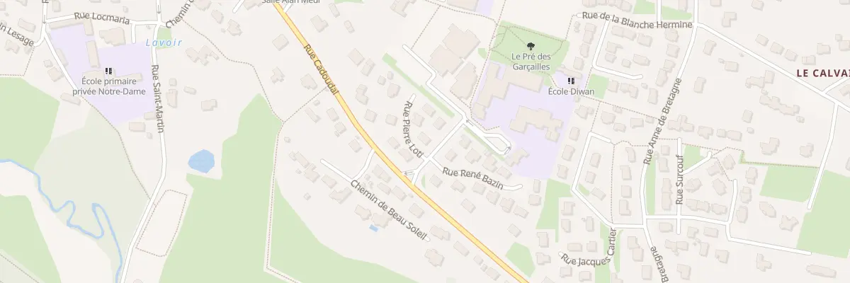 Plan du 2 Rue Pierre Loti à Questembert