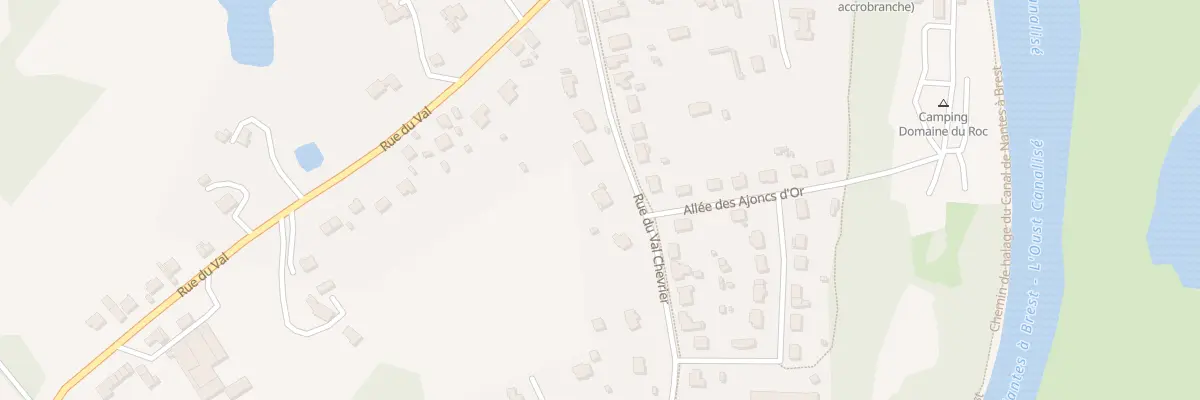 Plan du 13 Rue du Val Chevrier à Val d’Oust