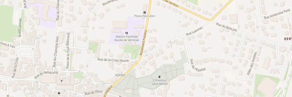 Plan du 1 Rue Laennec à Questembert