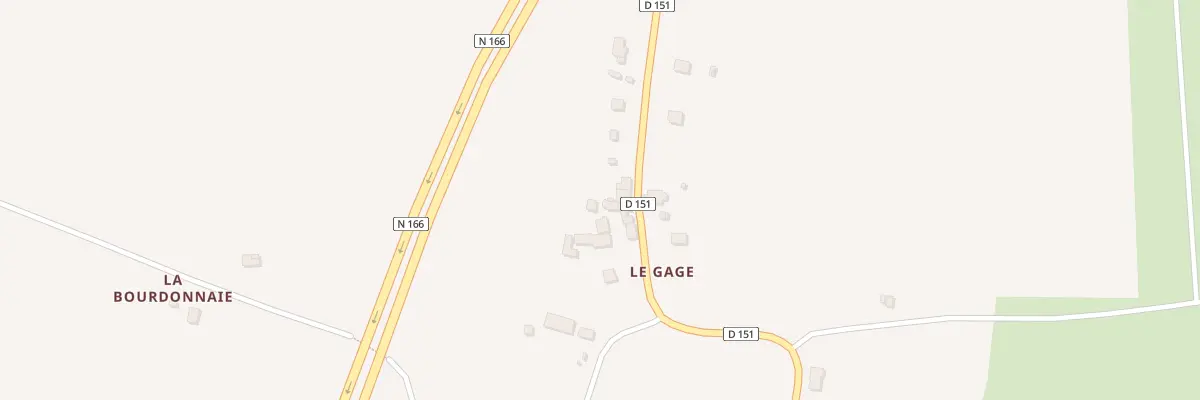 Plan du 5012 Le Gage d’En Haut à Bohal