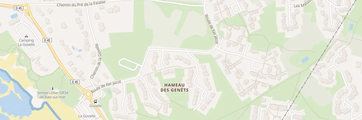Plan du 39 Ham des Genêts à Batz-sur-Mer