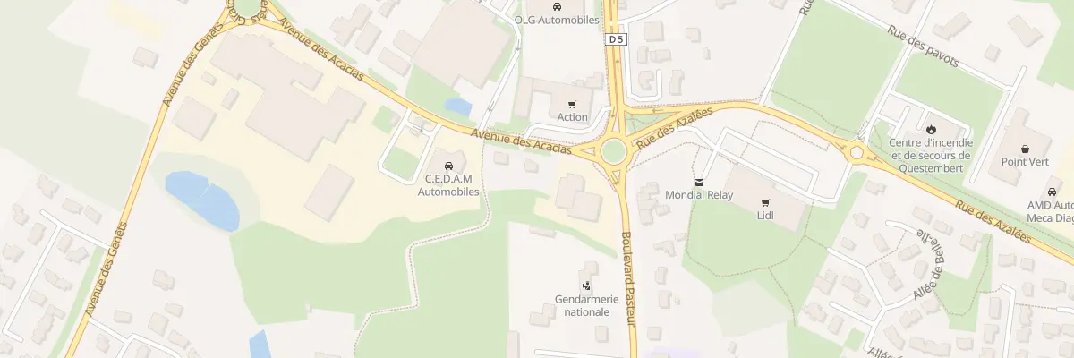 Plan du 6645 Av des Acacias à Questembert