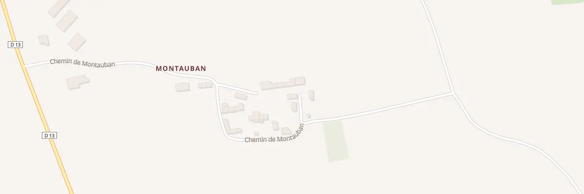 Plan du 14 Montauban à Ménéac