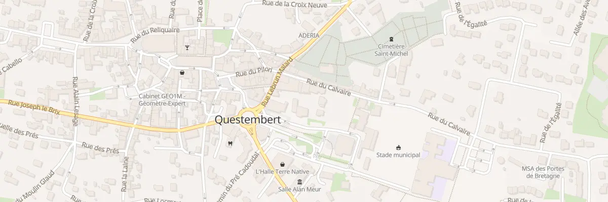 Plan du 3 Pl du Gen de Gaulle à Questembert