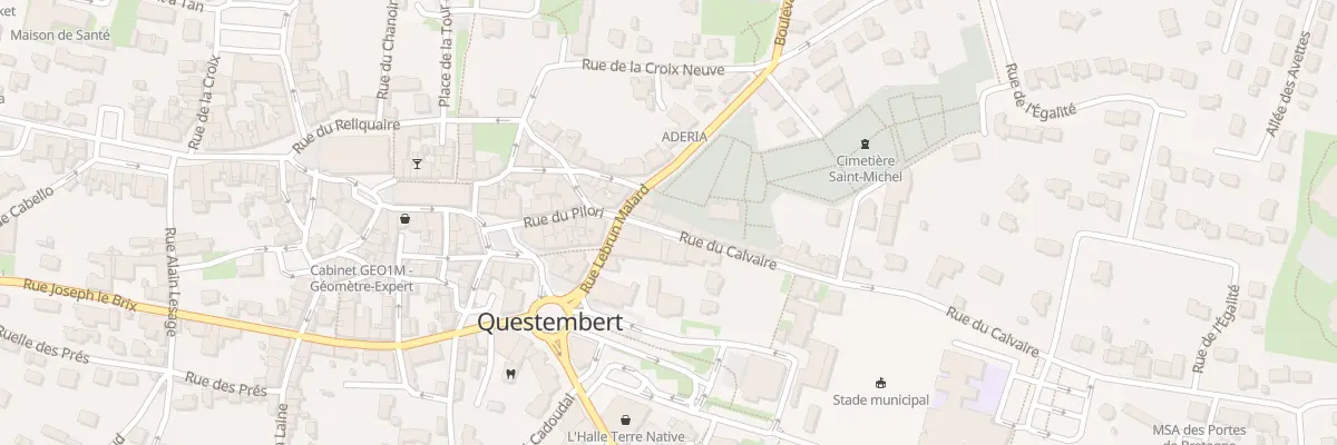 Plan du 5 Rue du Calvaire à Vannes