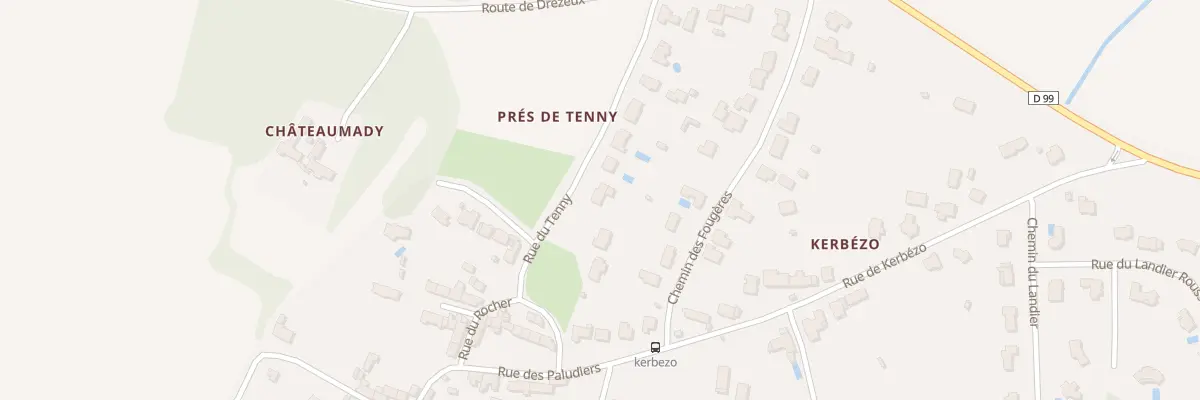 Plan du 8 Rue du Tenny à Guérande