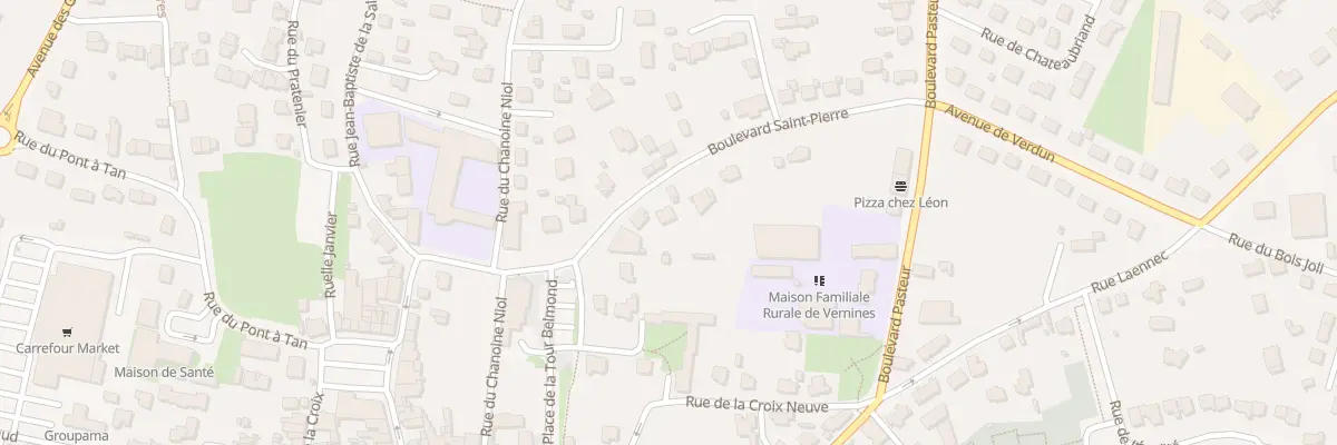 Plan du 8 Bd Saint Pierre à Questembert