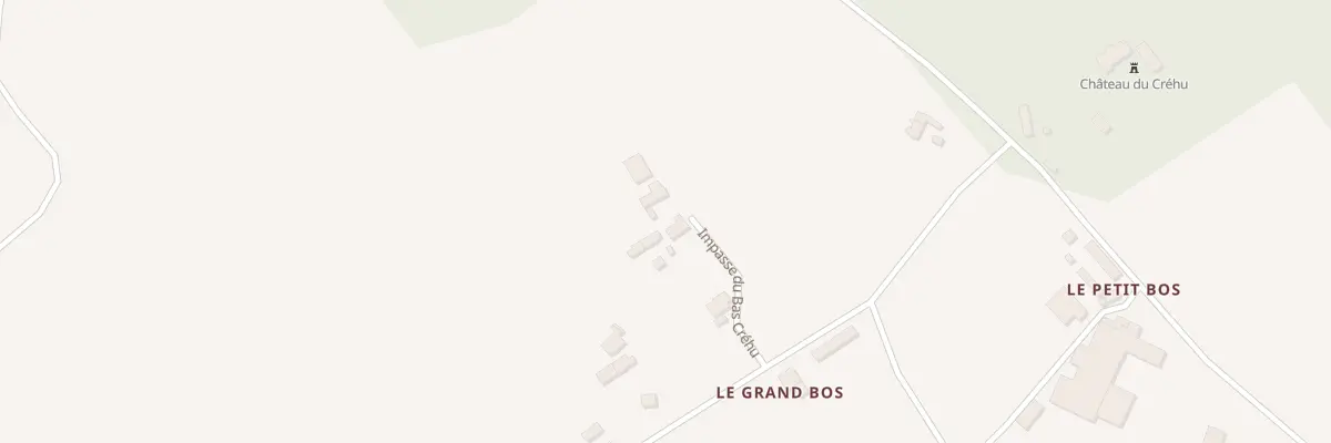 Plan du 3 Imp du Bas Créhu à Plestan