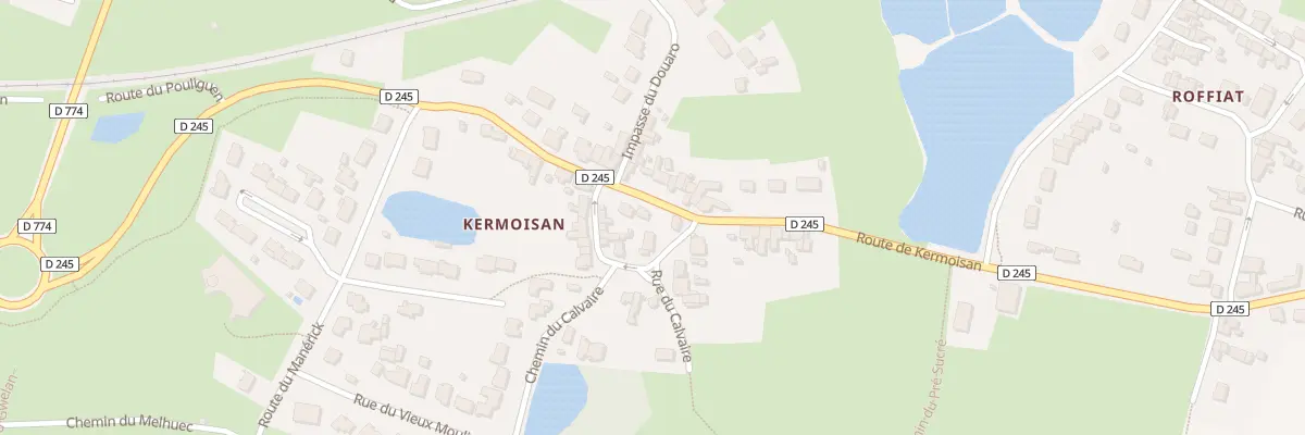 Plan du 16 Rte de Kermoisan à Batz-sur-Mer