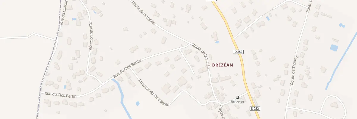 Plan du 3 Rue du Clos Bertin à Guérande