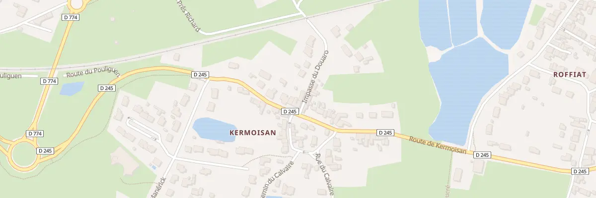 Plan du 17 Rte de Kermoisan à Batz-sur-Mer