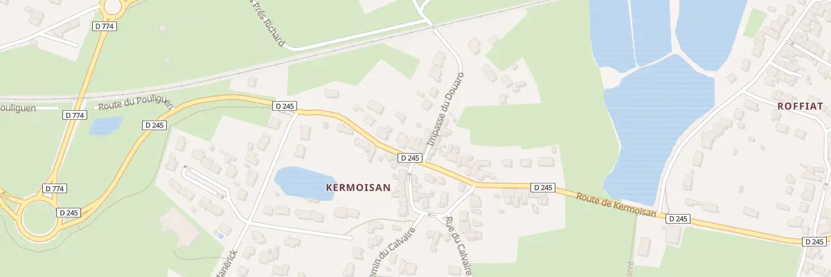Plan du 13 Rte de Kermoisan à Batz-sur-Mer