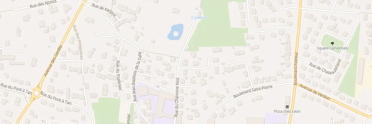 Plan du 14 Rue du Chanoine Niol à Questembert