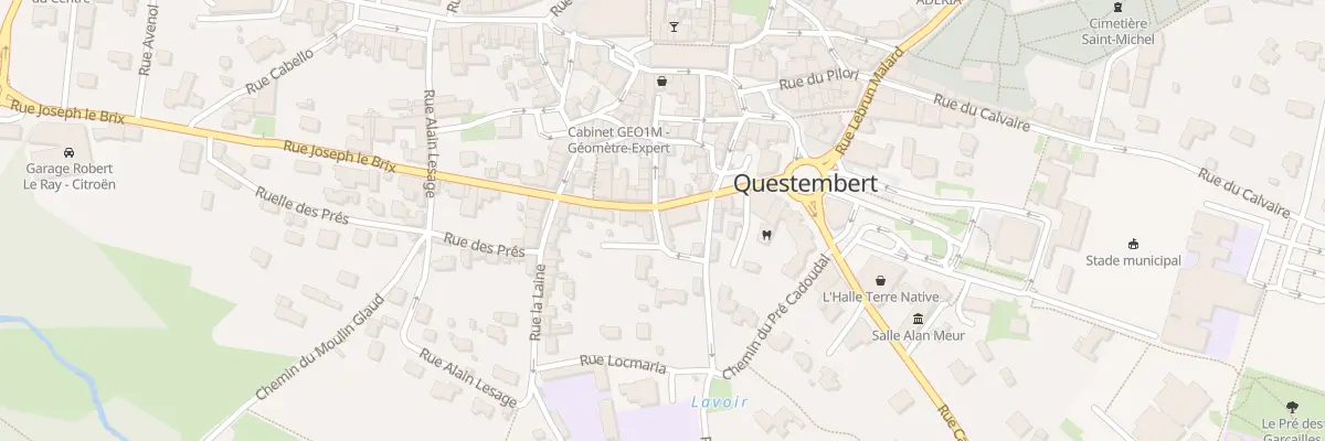 Plan du 5 Rue Alain le Grand à Questembert