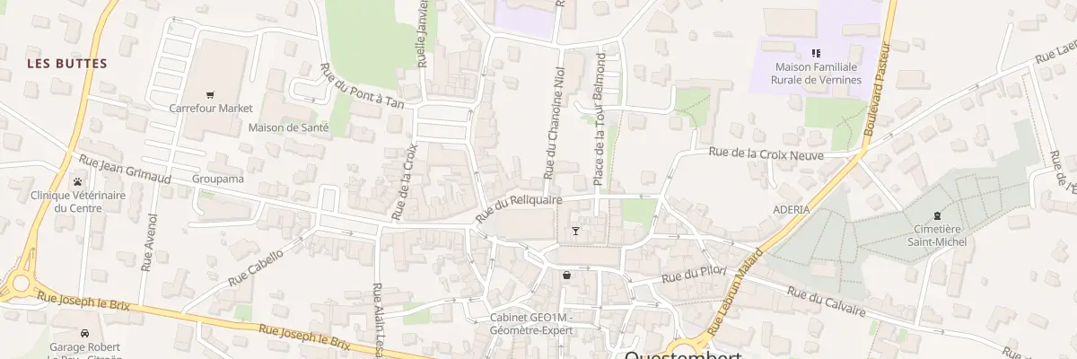 Plan du 5 Rue du Reliquaire à Questembert