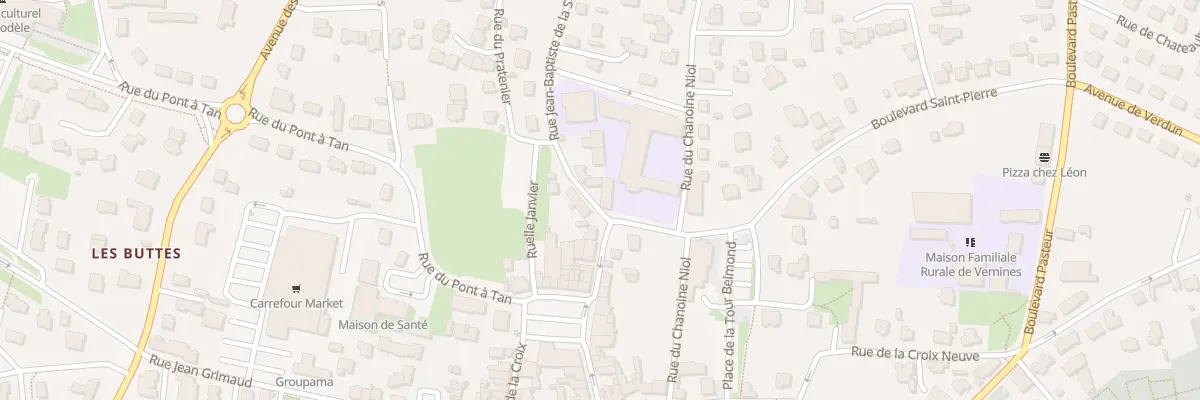 Plan du 6491 Rue Jean-baptiste de la Salle à Questembert