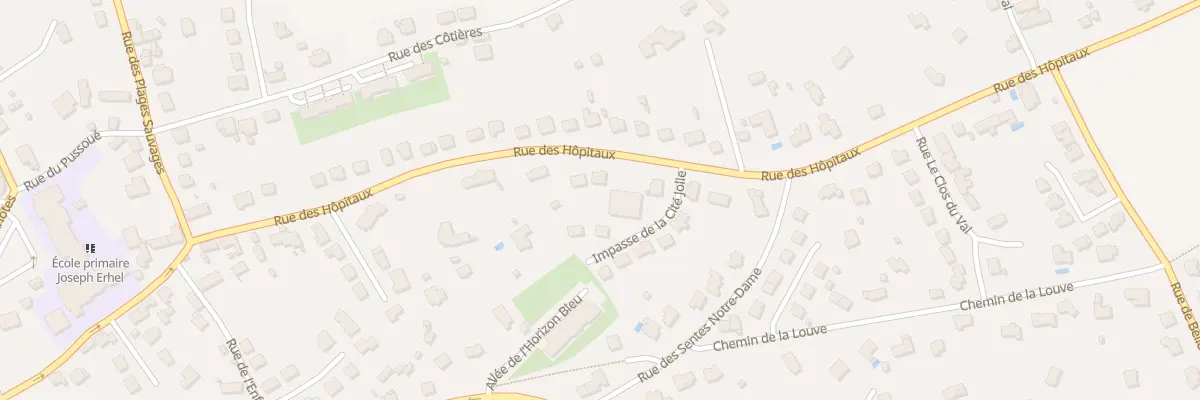 Plan du 46 Rue des Hôpitaux à Erquy