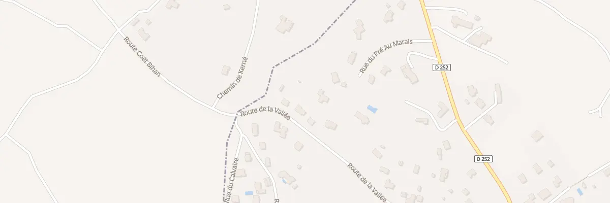 Plan du 46 Rte de la Vallée à Guérande