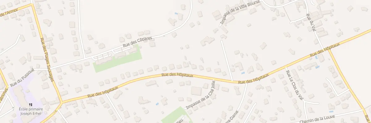 Plan du 43 Rue des Hôpitaux à Erquy