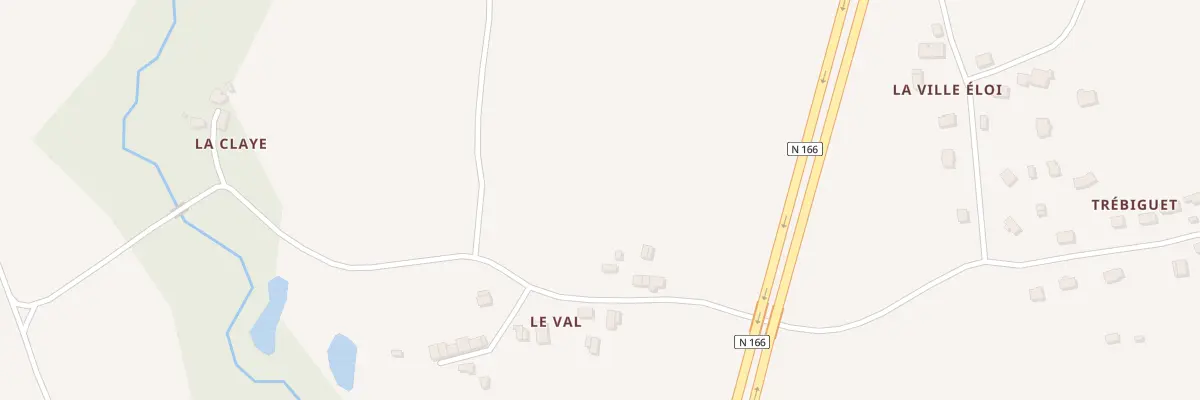 Plan du 5187 Le Val à Bohal
