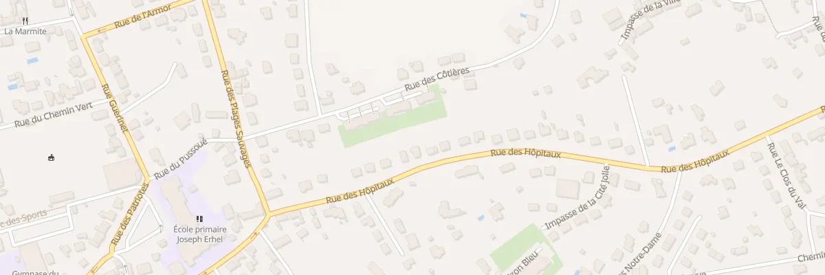 Plan du 27B Rue des Hôpitaux à Erquy