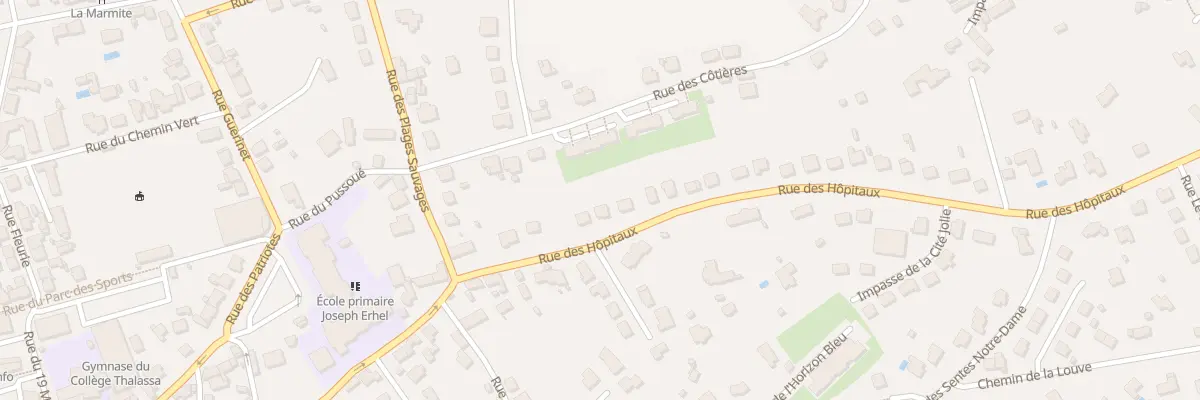 Plan du 23 Rue des Hôpitaux à Erquy