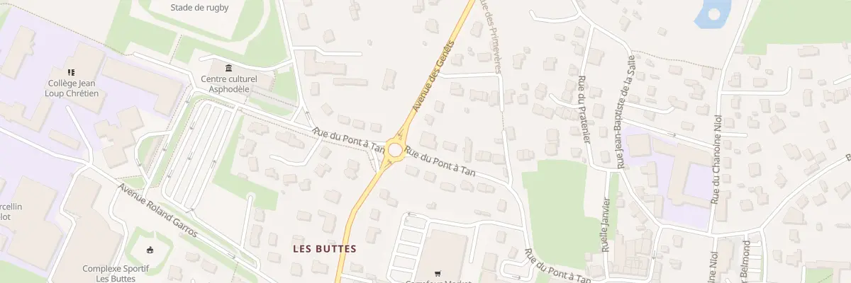 Plan du 12 Rue du Pont à Tan à Questembert