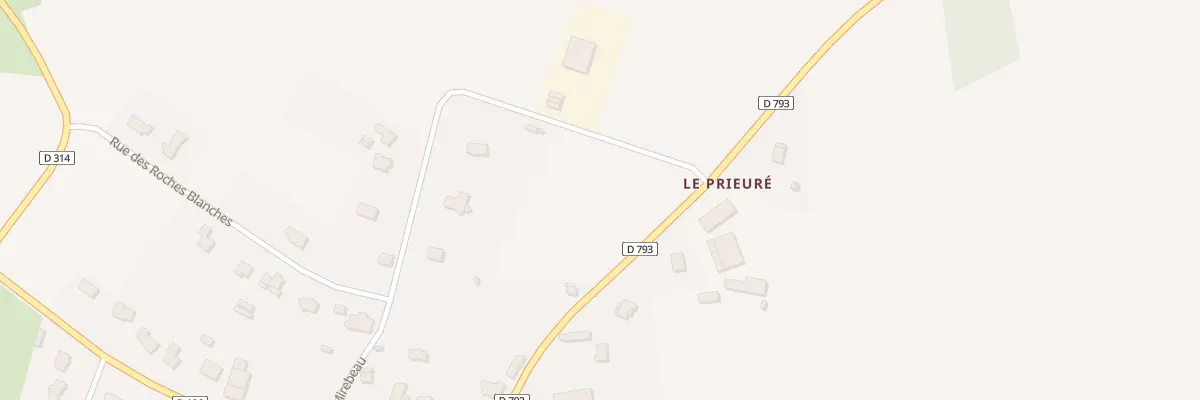 Plan du 24 Rue Mirebeau à Ménéac