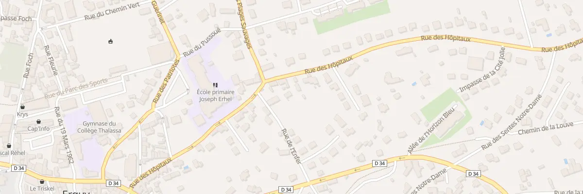 Plan du 30 Rue des Hôpitaux à Erquy