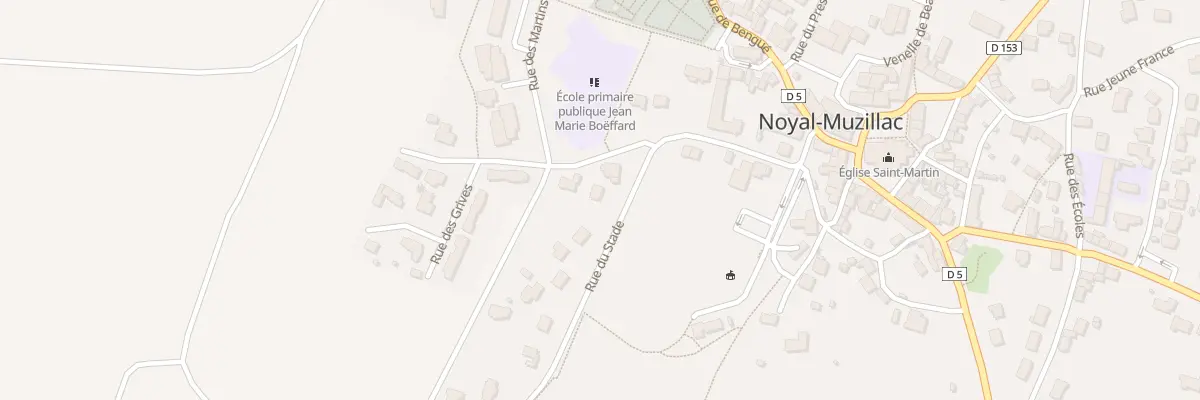 Plan du 1 Rue du Stade à Noyal-Muzillac