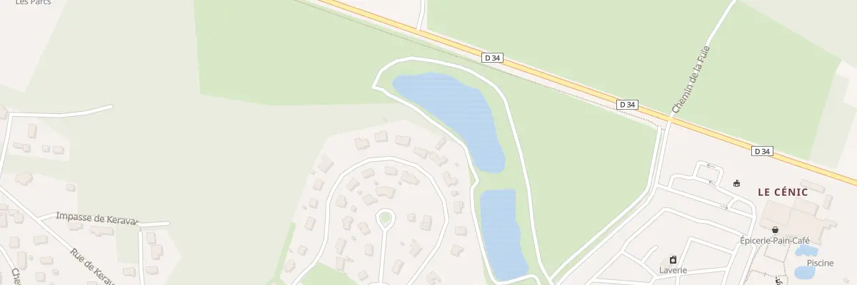 Plan du 22 All du Toquen à Pénestin