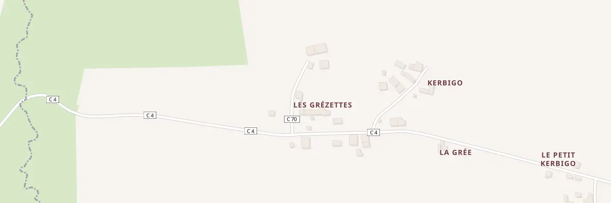 Plan du 5047 Kerbigot à Guilliers
