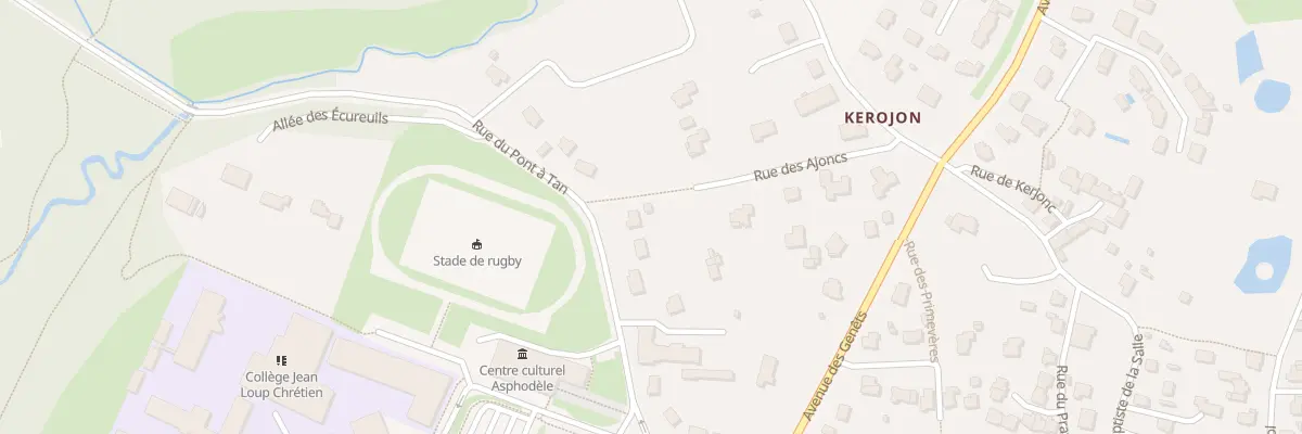 Plan du 34 Rue du Pont à Tan à Questembert