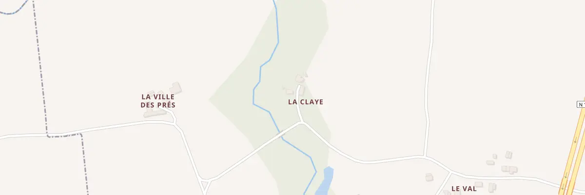 Plan du 5095 Le Moulin de la Claie à Bohal