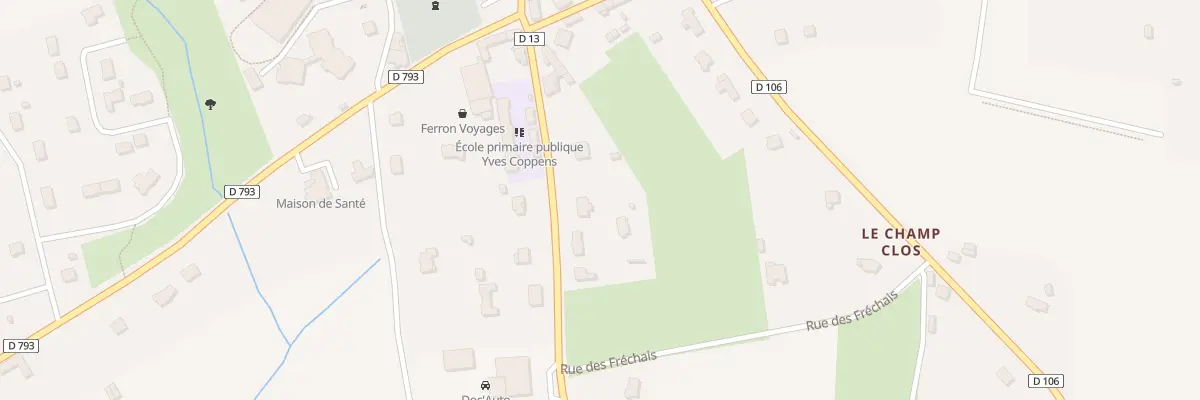 Plan du 5975 Rue du 19 Mars 1962 à Ménéac