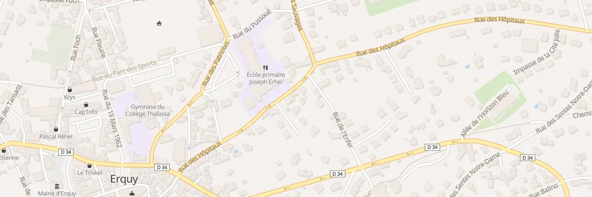 Plan du 24B Rue des Hôpitaux à Erquy
