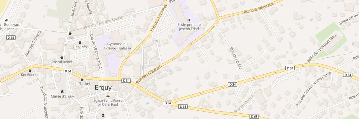 Plan du 16 Rue des Hôpitaux à Erquy
