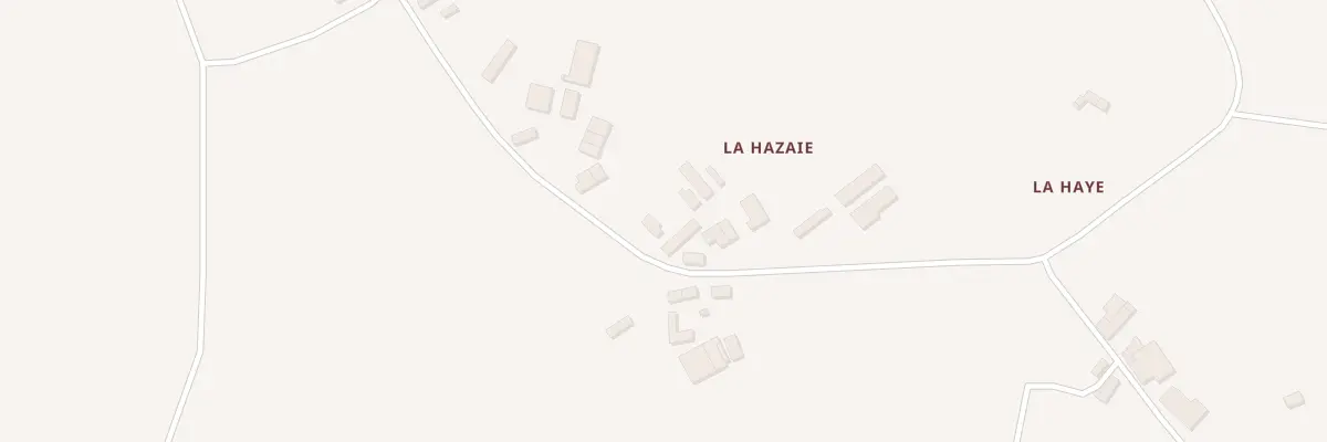 Plan du 6 La Hazaie à Plestan