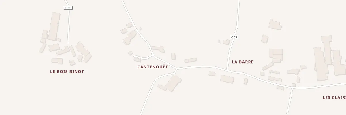 Plan du 17 Cantenouet à Gomené