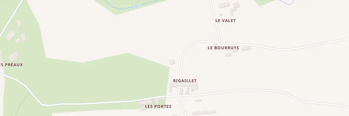 Plan du 2 Rigaillet à Noyal