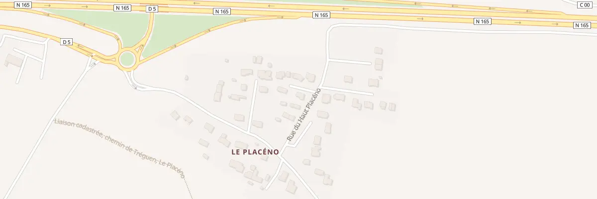 Plan du 6789 Le Placeno à Muzillac