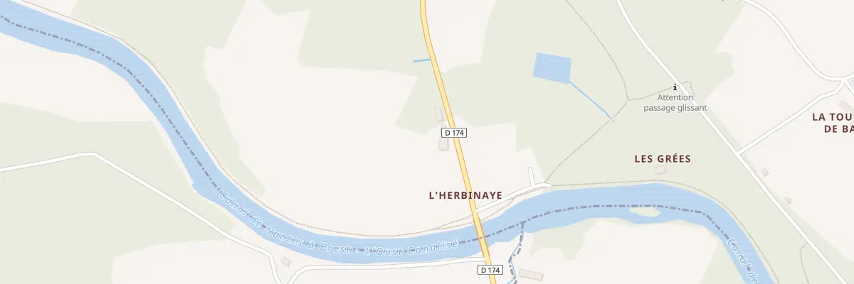Plan du 5453 L’Herbinaye à Guillac