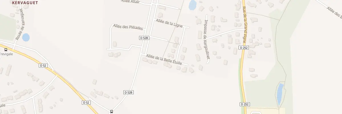 Plan du 105 All de la Belle Etoile à Mesquer