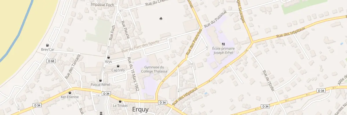 Plan du 9B Rue des Patriotes à Erquy