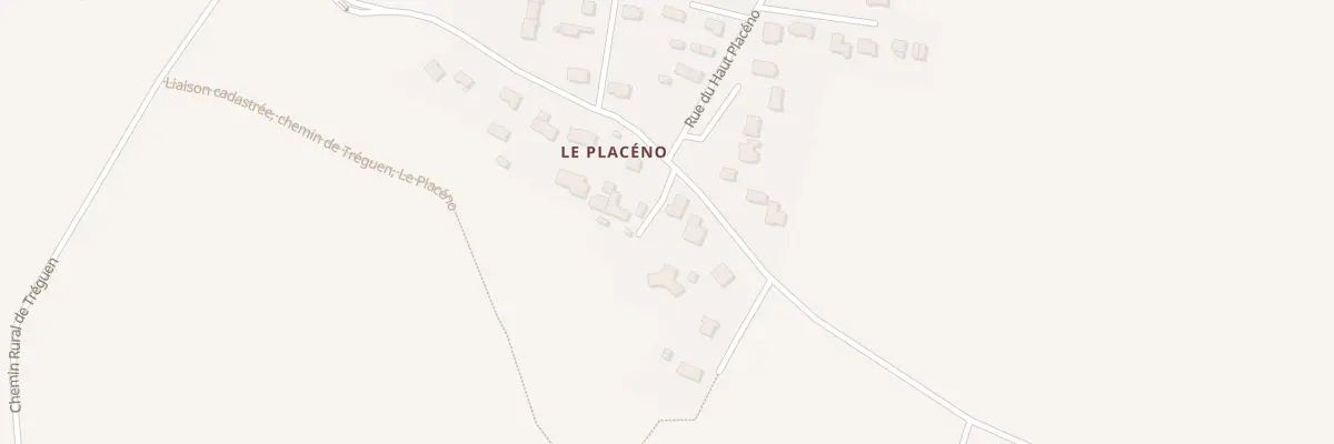 Plan du 6960 Che du Bas Placeno à Muzillac